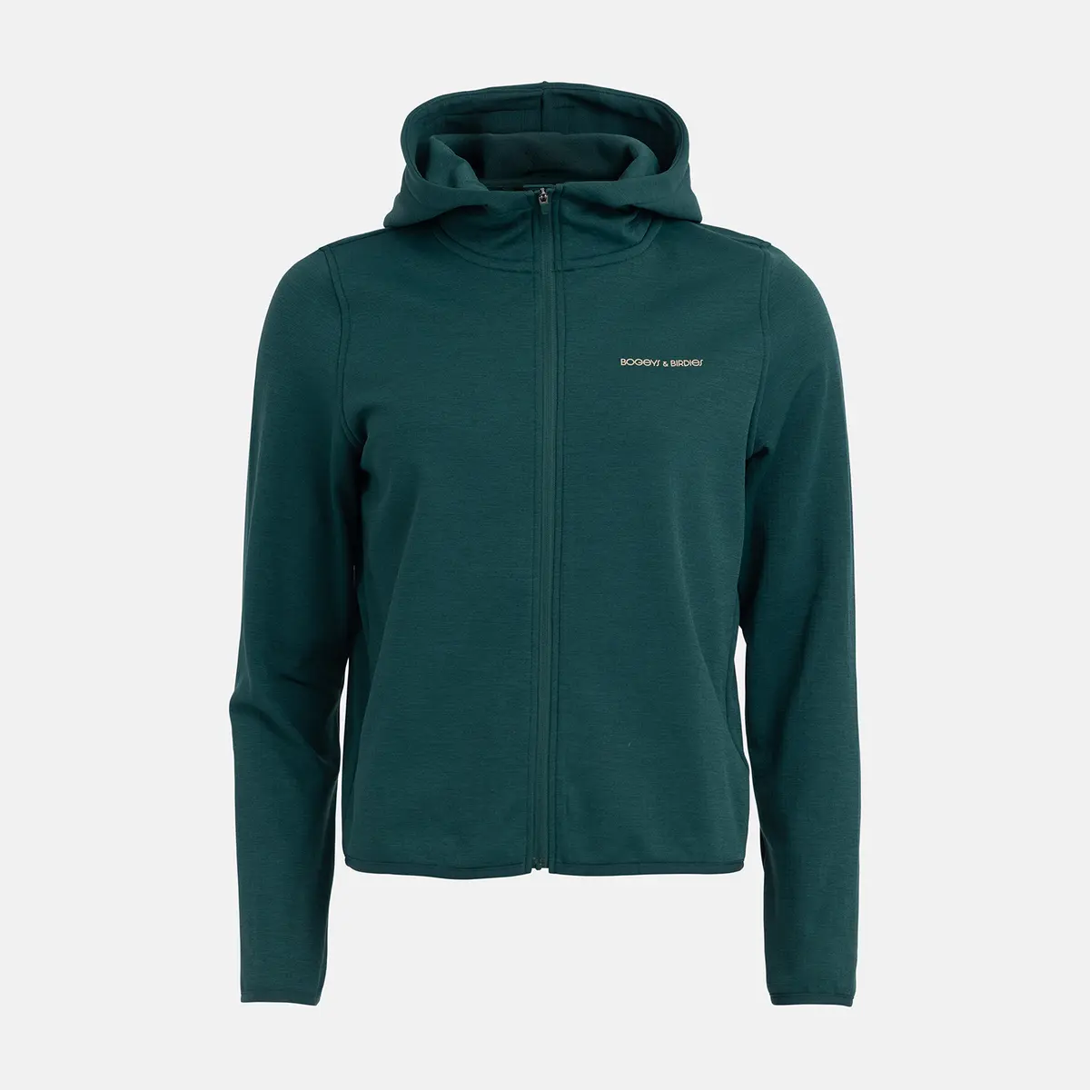 W Tech Hood Waffle Midlayer Grønn