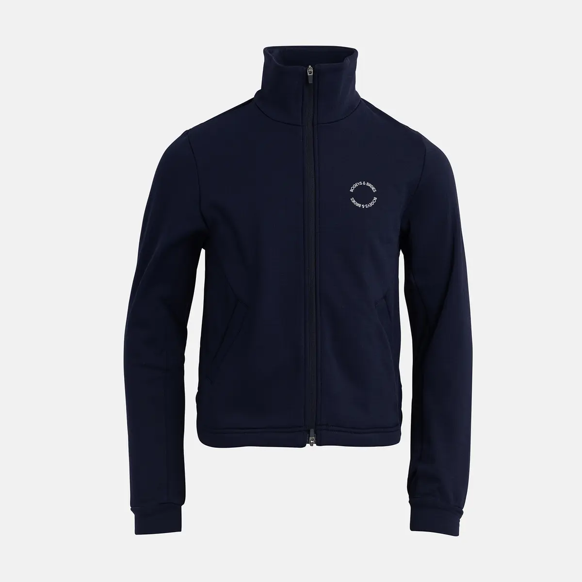 Jr Mid Layer Full Zip Blå