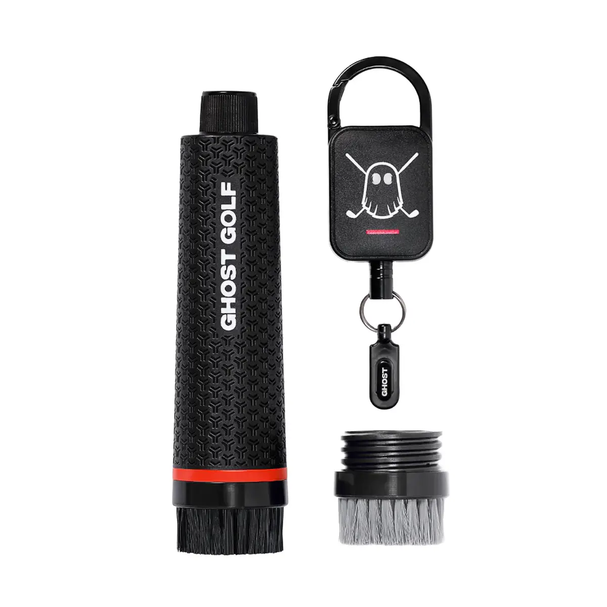 Magnetic Golf Club & Shoe Brush Svart