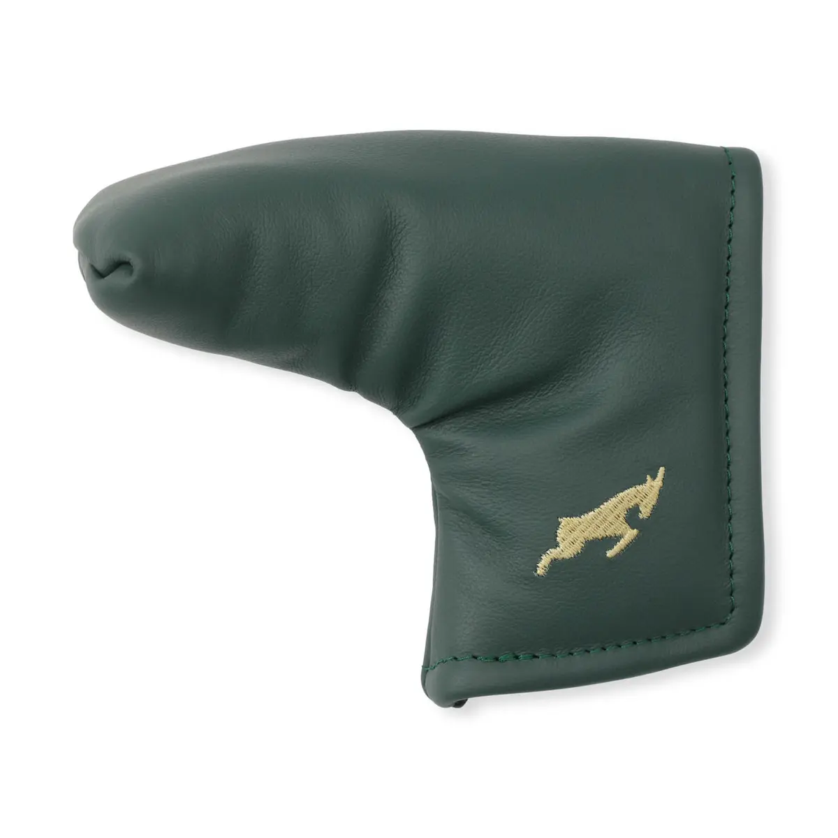 Leather Headcover Putter Blade Grønn