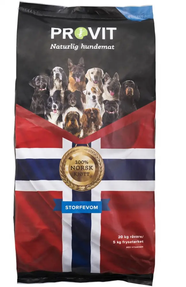 FRYSETØRKET VOM 5 kg fraktfritt