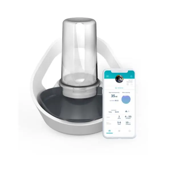 Felaqua drikkestasjon med app