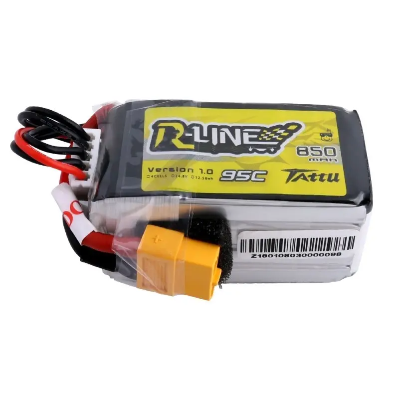 4s 850mAh - 95C - Gens Ace Tattu R-Line XT60