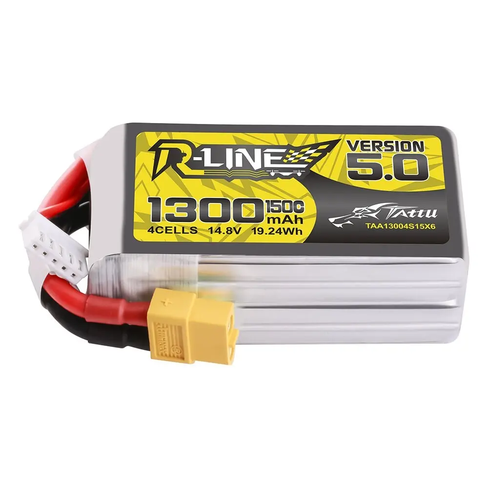 4s  1300mAh -150C - Gens Ace Tattu R-line 5.0