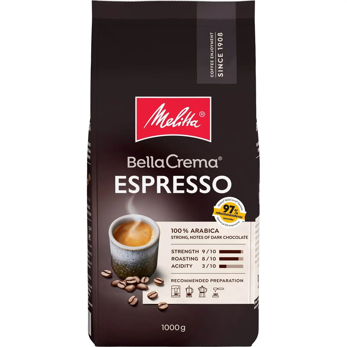 Melitta BELLA CREMA ESPRESSO 1 KG