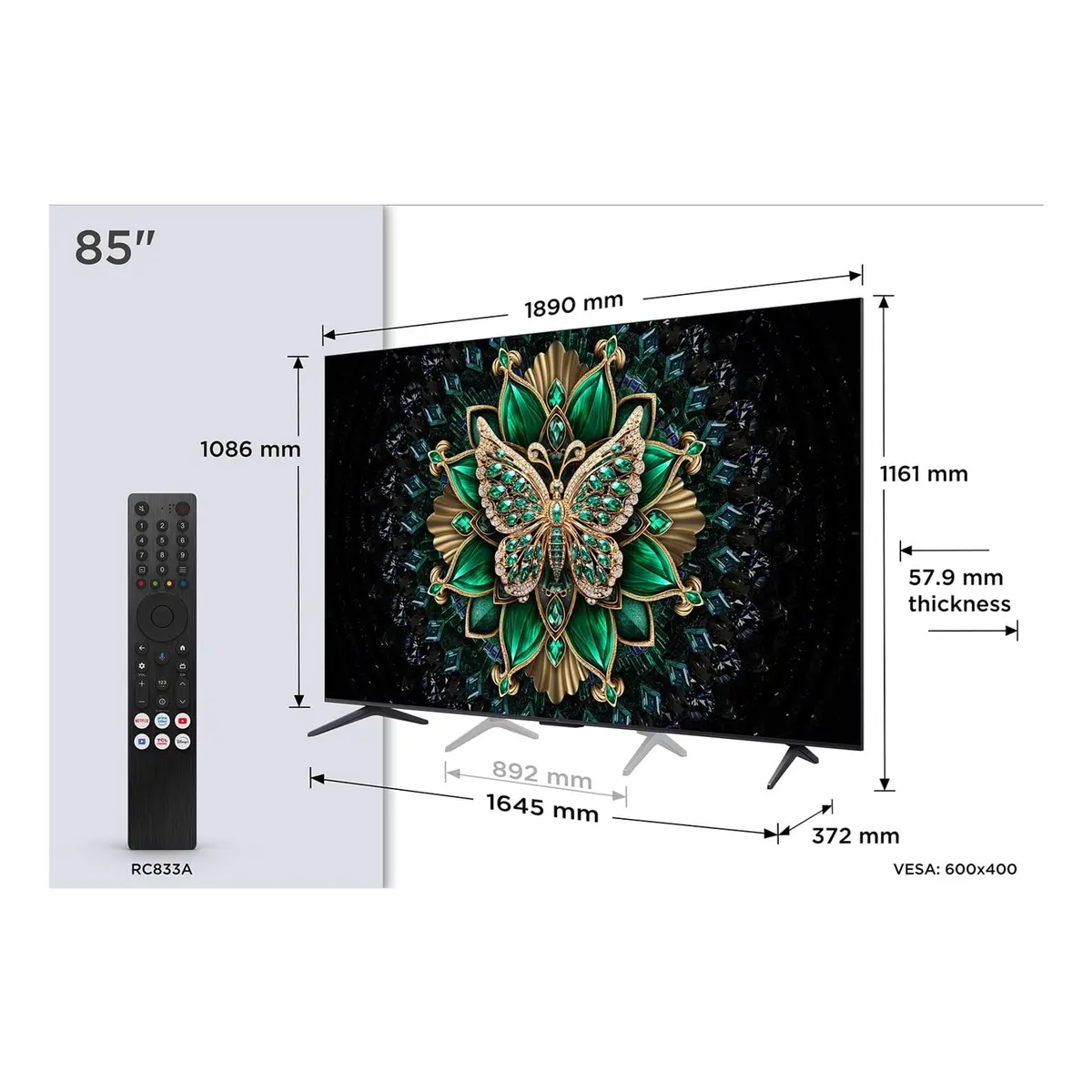TCL 85" - 85C6K