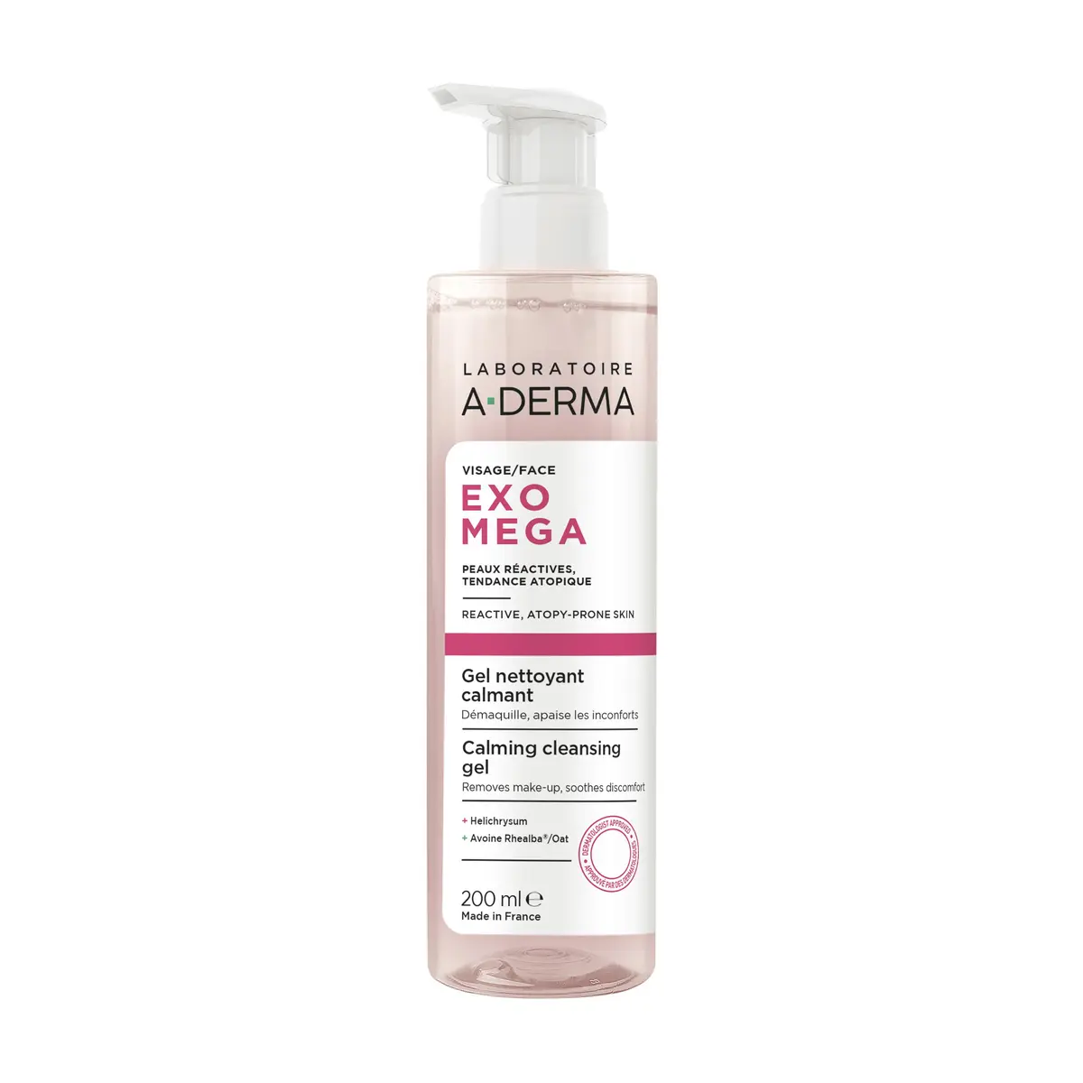 A-Derma Exomega Calming Cleansing Gel, 200 ml