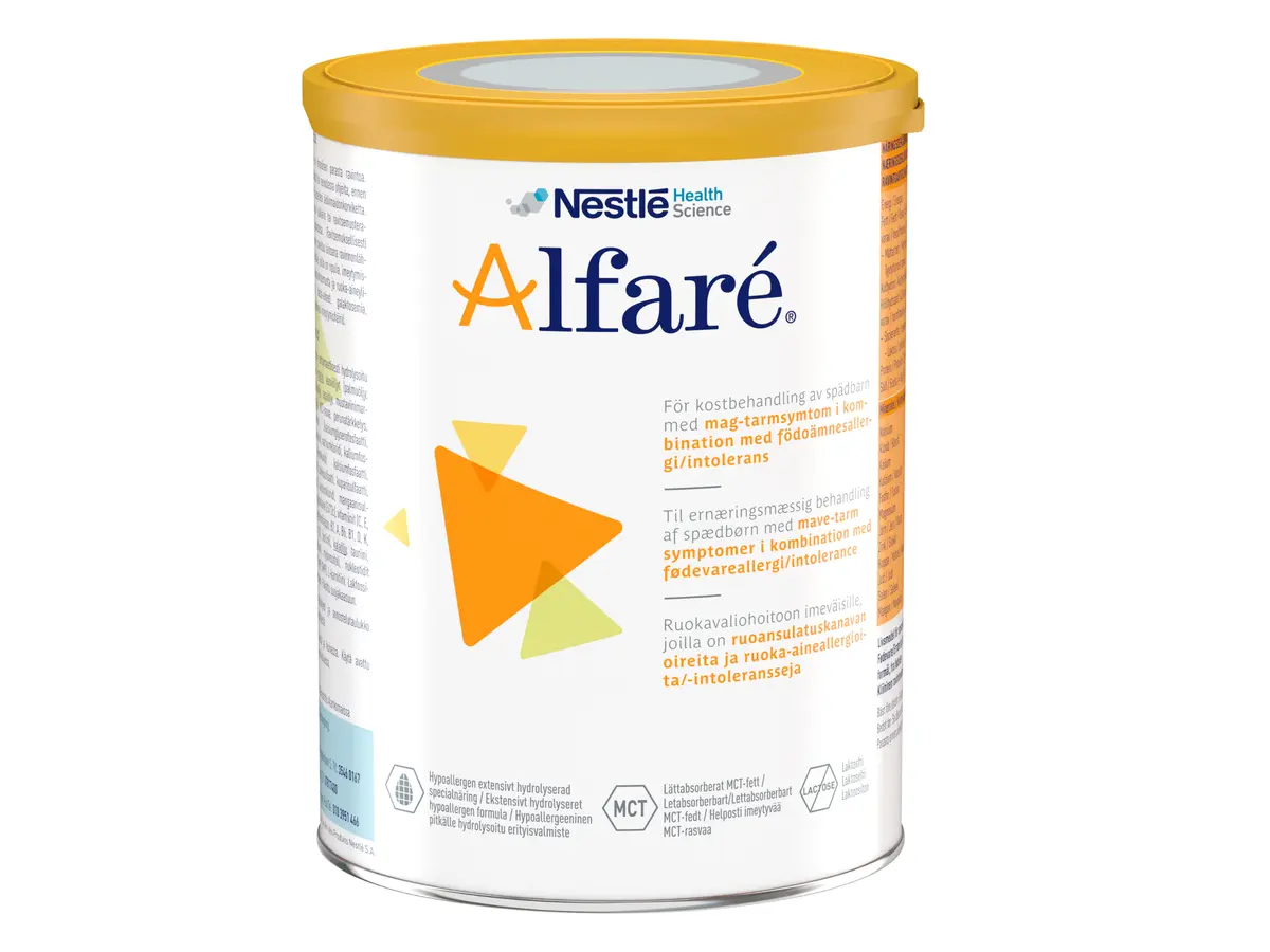 Alfaré Spesialnæring ved malabsorpsjon og kumelkproteinallergi pulver, 400 g