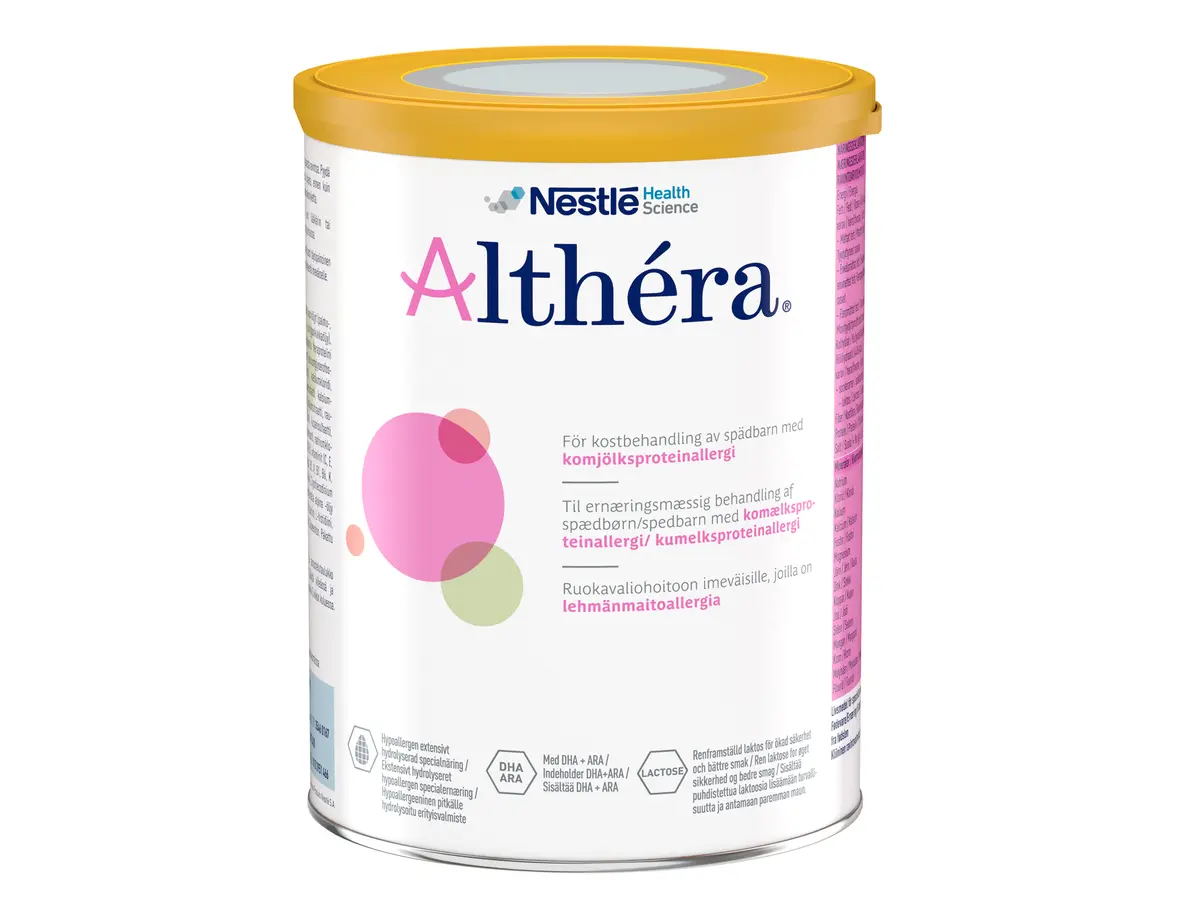 Althéra Spesialnæring ved kumelkproteinallergi pulver, 400 g