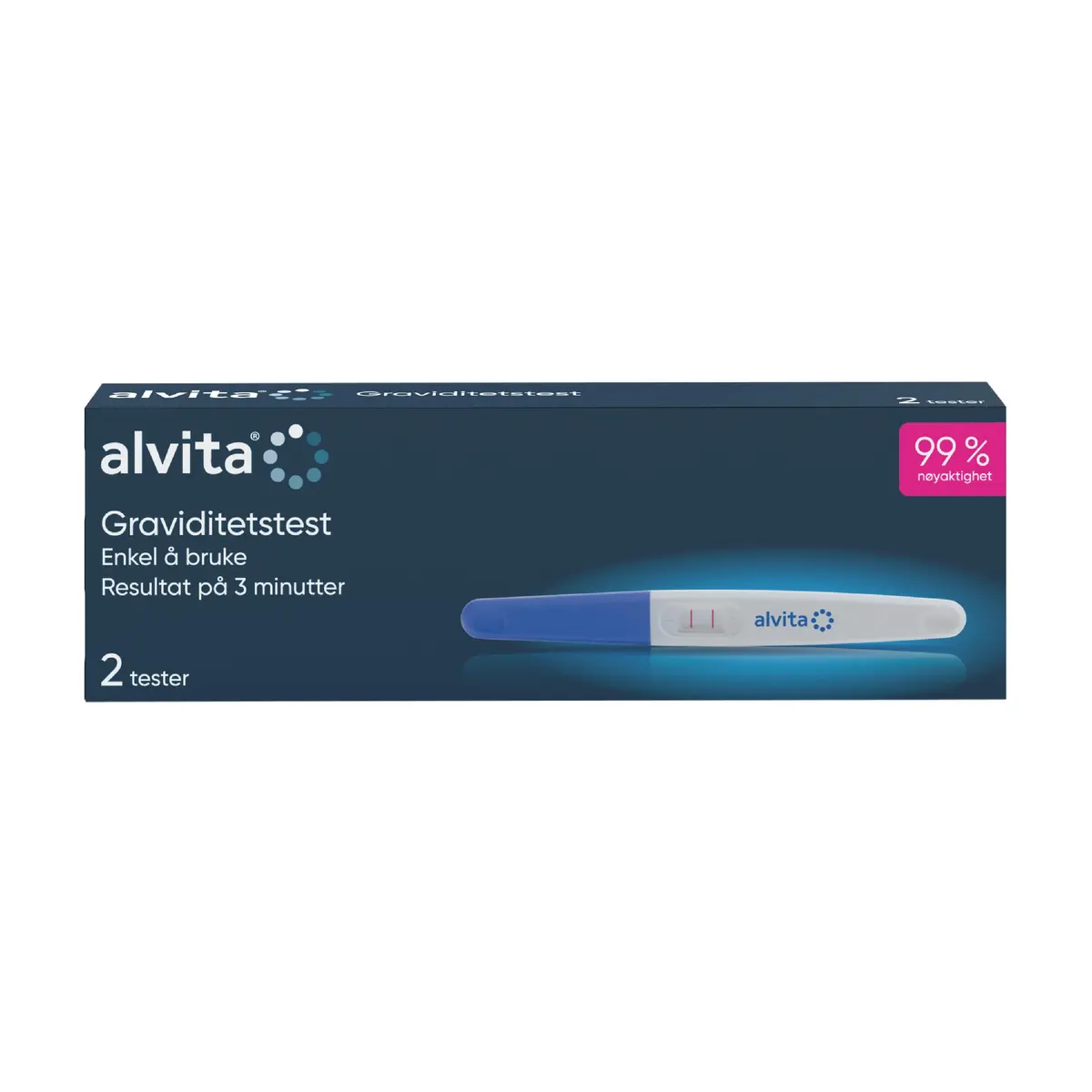 Alvita Graviditetstest, 2 stk.