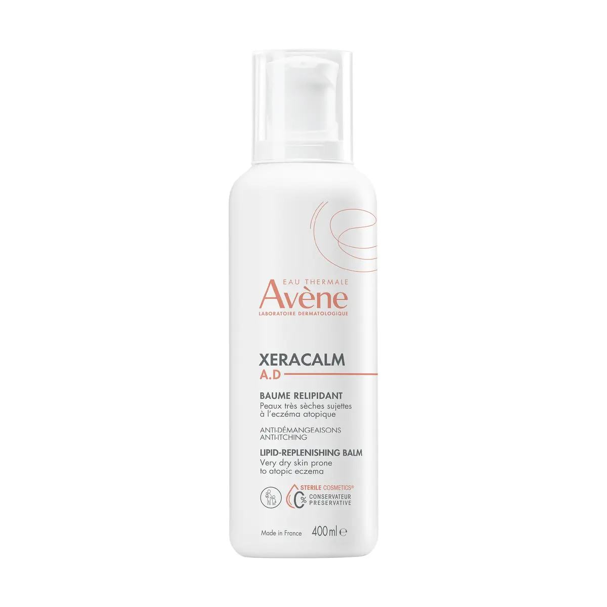 Avène XeraCalm A.D Lipid-Replenishing Balm, 400 ml