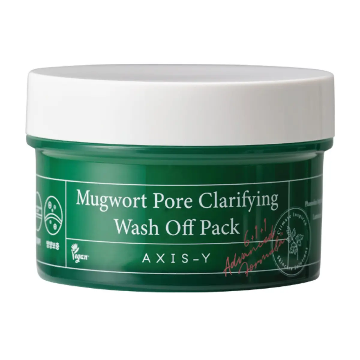 Axis-Y Mugwort Pore Clarifying Wash Off Pack, 100 ml