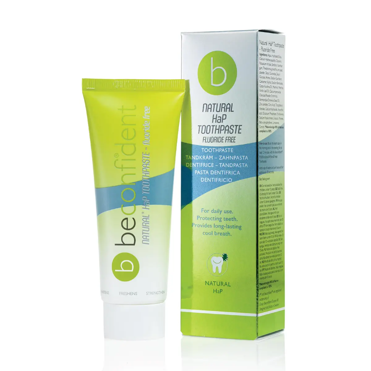 Beconfident Natural HaP Toothpaste, 75 ml