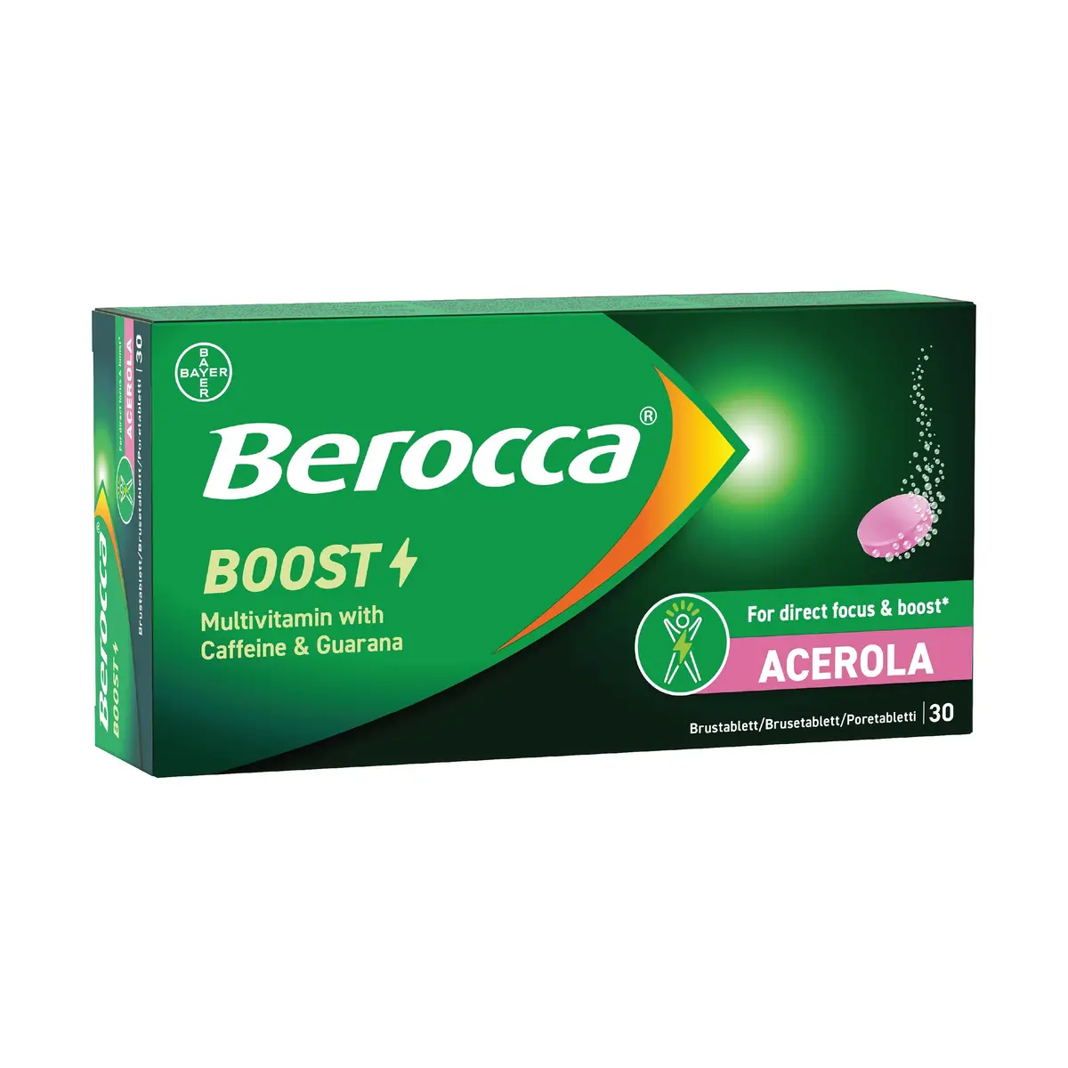 Berocca Boost brusetabletter, 2 x 15 stk.