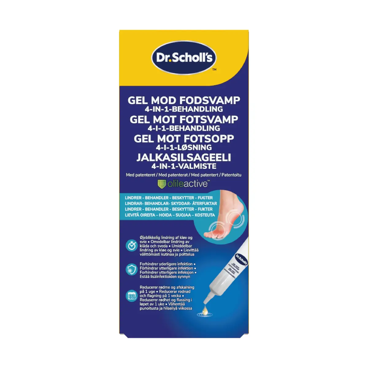 Dr. Scholl´s Gel Mot Fotsopp, 10 ml