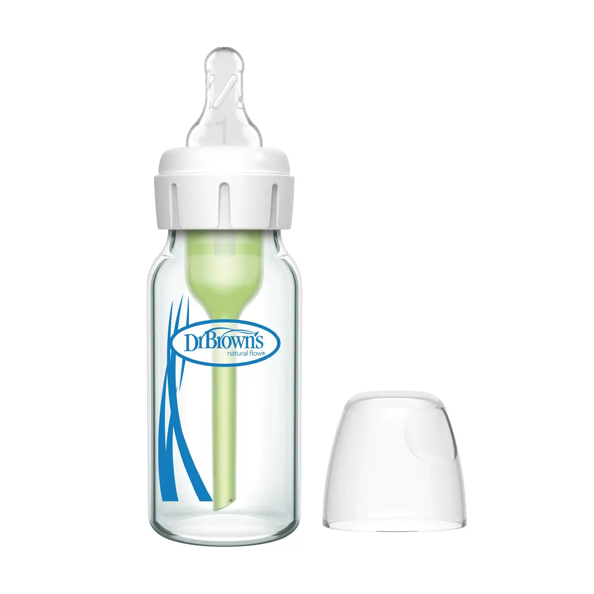 Dr. Brown's Option+ Narrow Glassflaske Standard, 120 ml