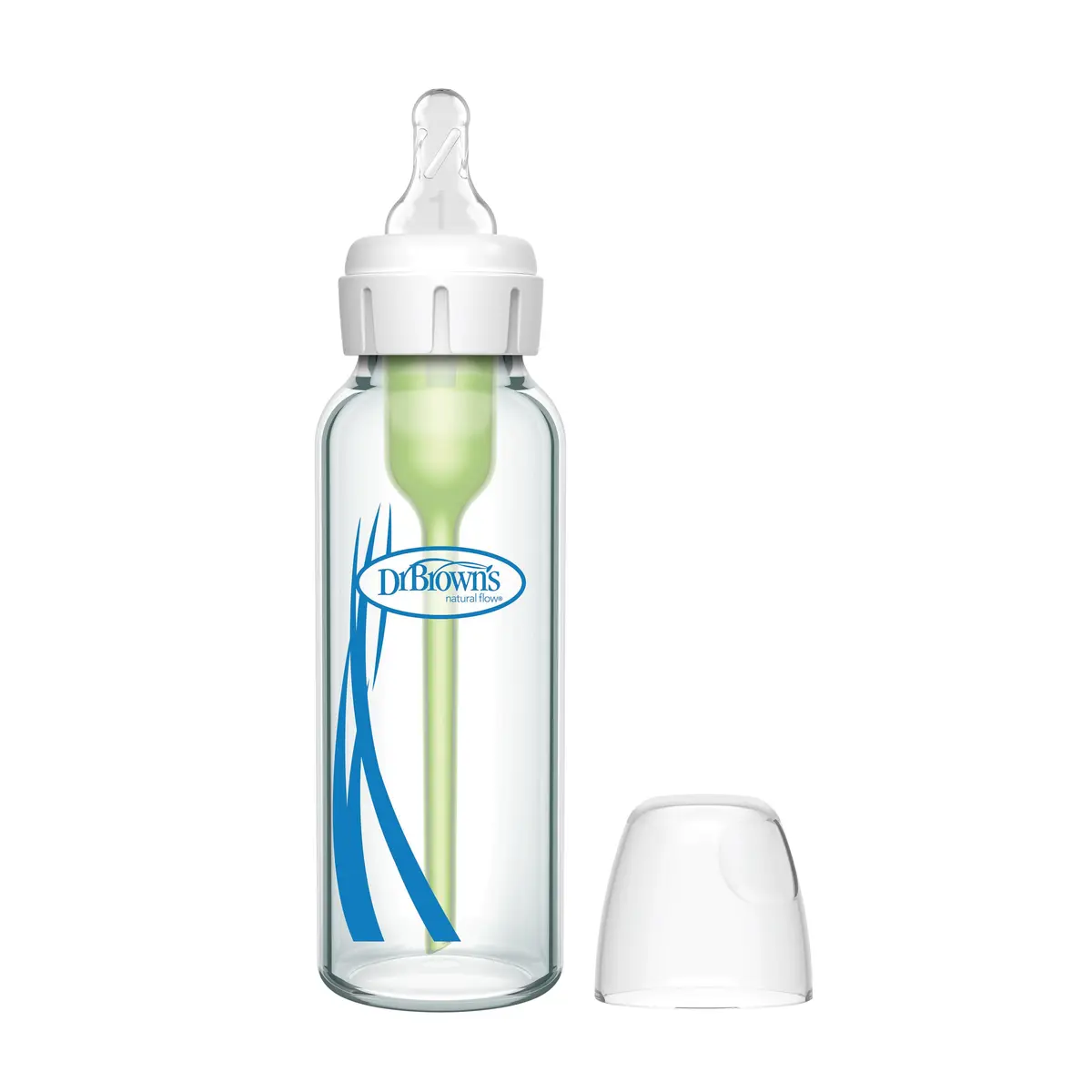 Dr. Brown's Option+ Narrow Glassflaske Standard, 250 ml
