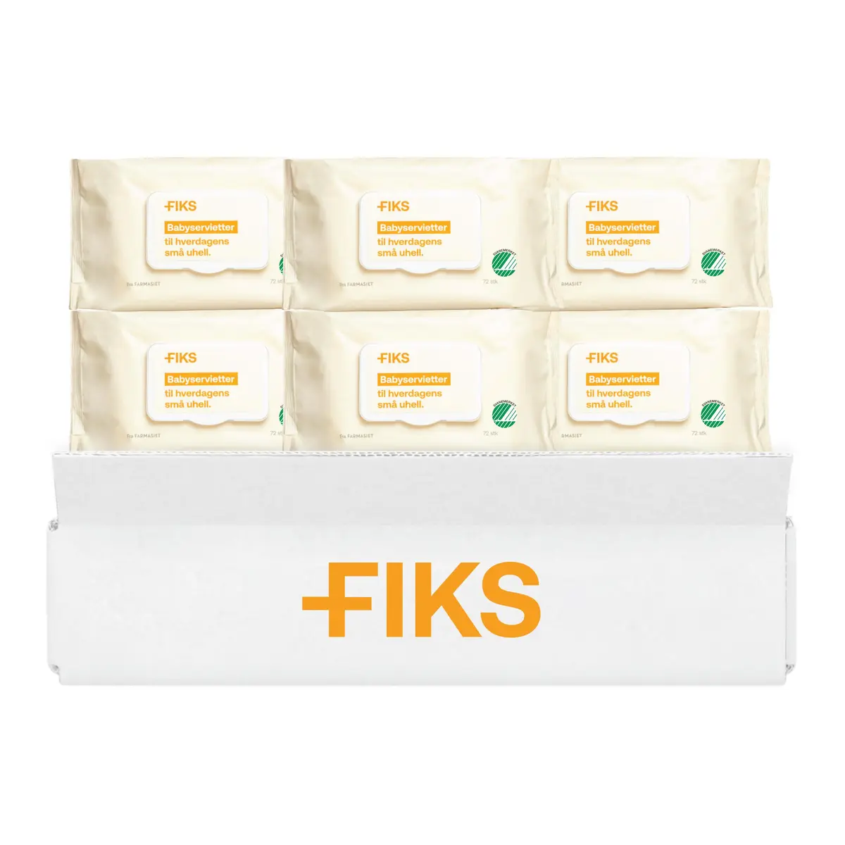 FIKS Babyservietter 24-pk., 24 x 72 stk.