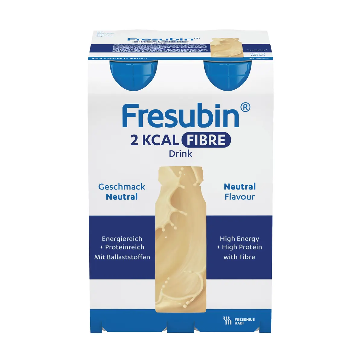 Fresubin 2kcal Fibre Drink nøytral, 4x200 ml