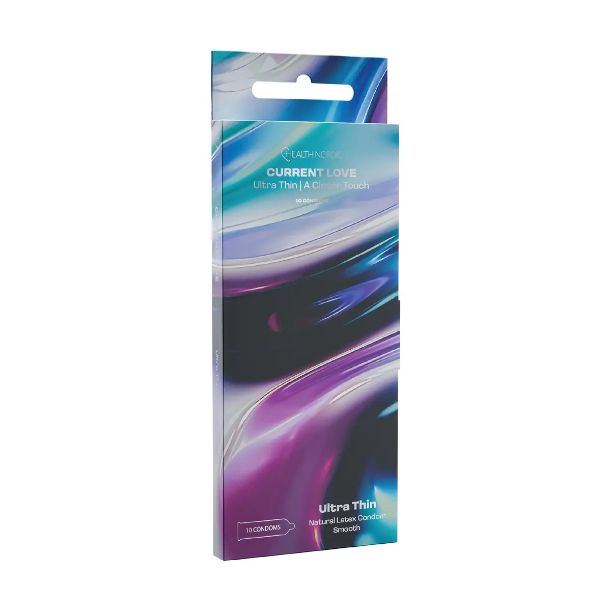 Health Nordic Current Love Ultratynne Kondomer, 10 stk.