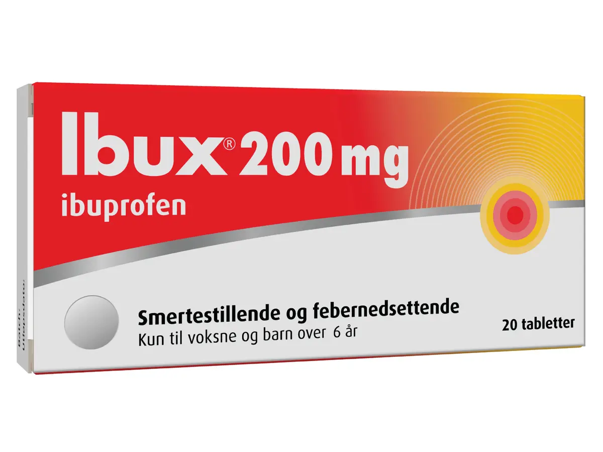 Ibux 200 mg tabletter, 20 stk.