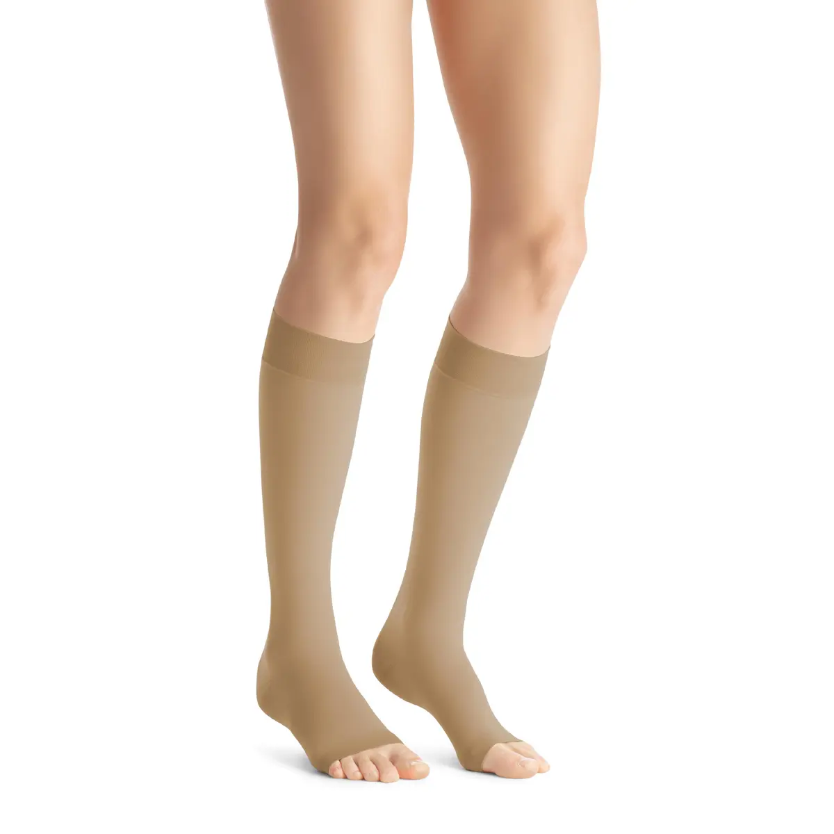 JOBST Opaque knestrømpe, Klasse 2, small, sort, 1 par