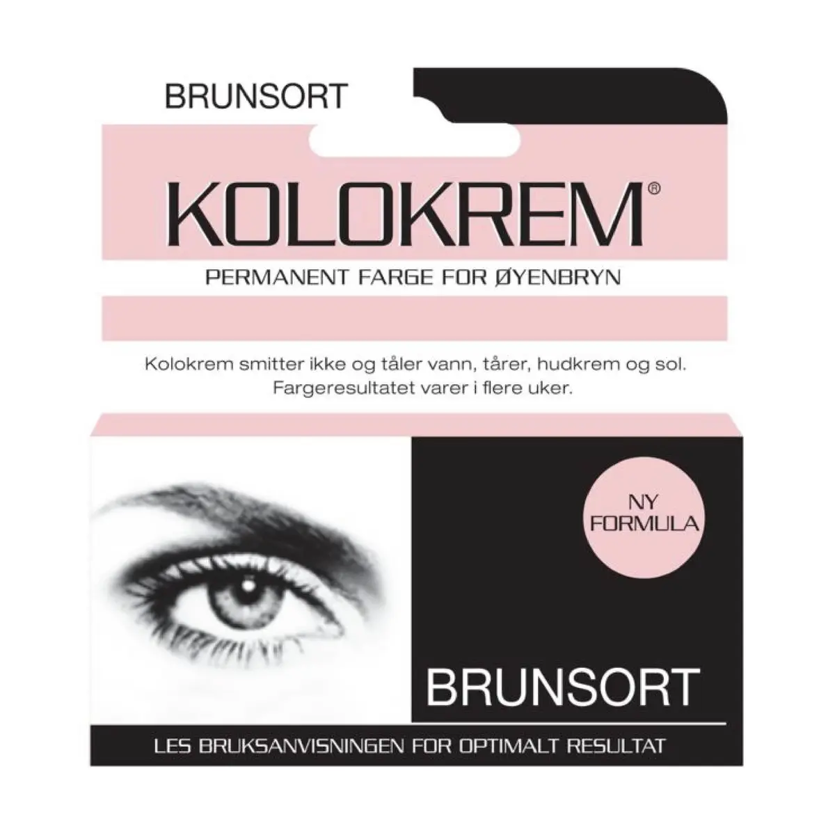 Kolokrem Øyenbrynsfarge, Brunsort, 1 stk.