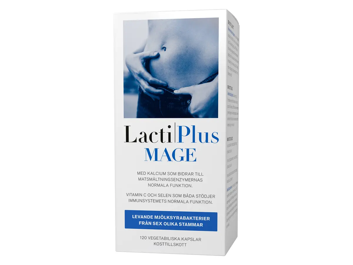 LactiPlus Mage – melkesyrebakterier for daglig bruk, 120 stk.
