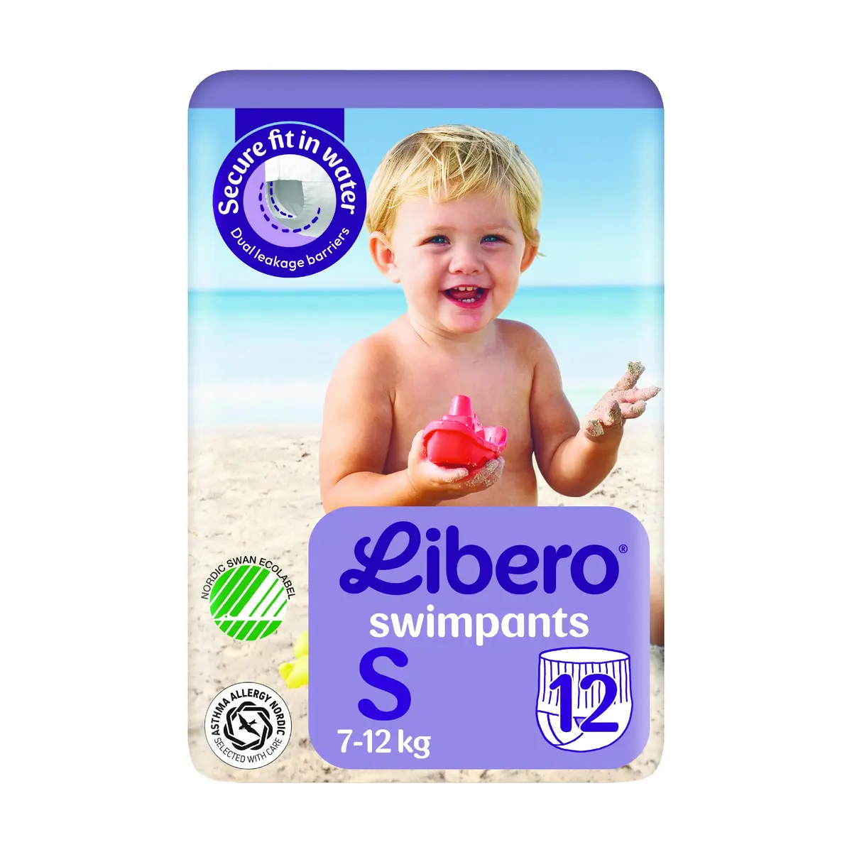 Libero Swimpants, Small, 12 stk.