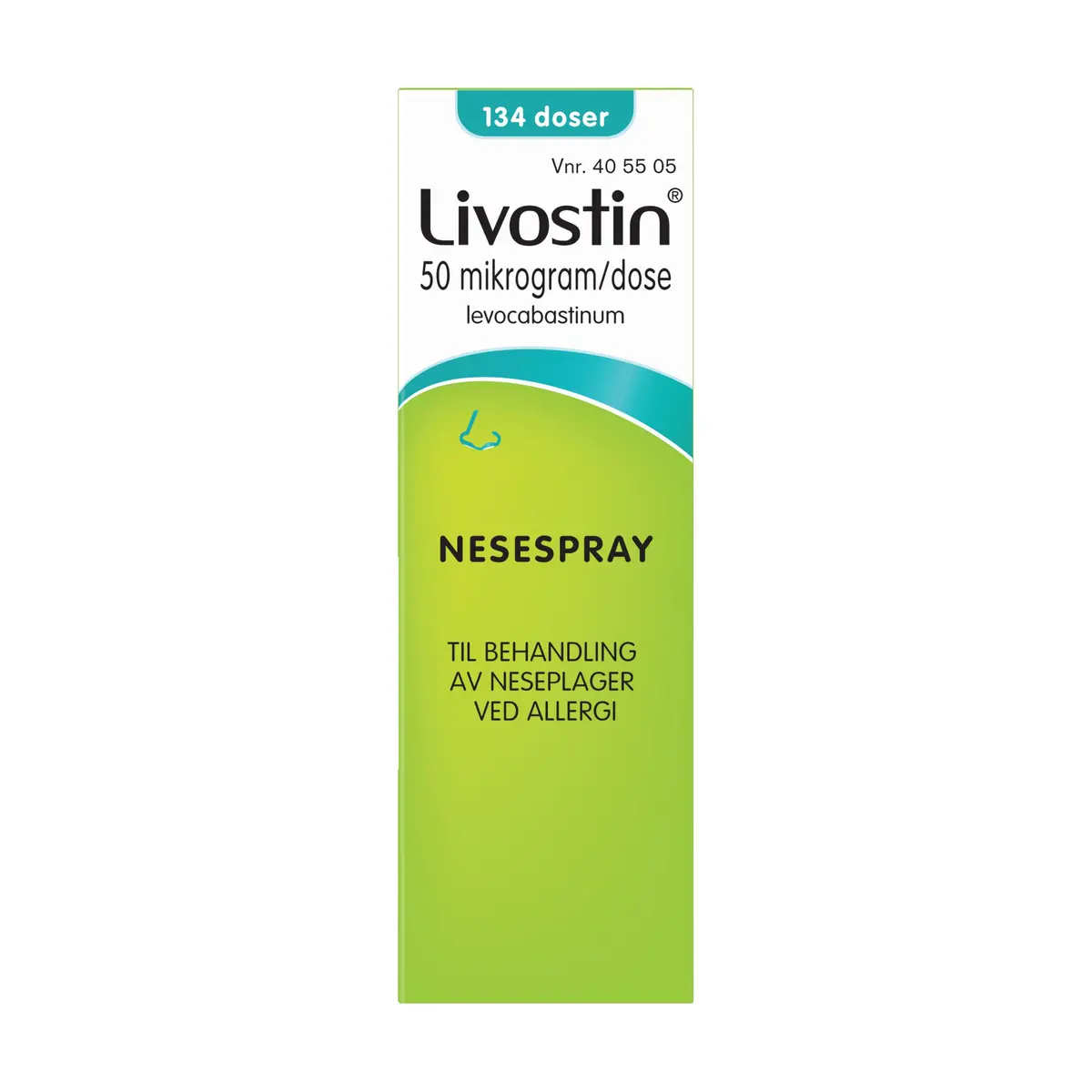 Livostin Nesespray 50 µg/dose, 134 doser
