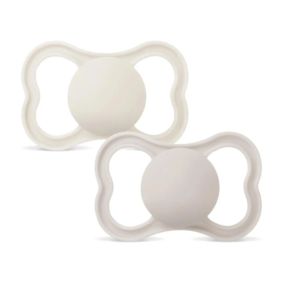 MAM Air Silicone Smokk, 16-36 mnd, beige/creme, 2 stk.