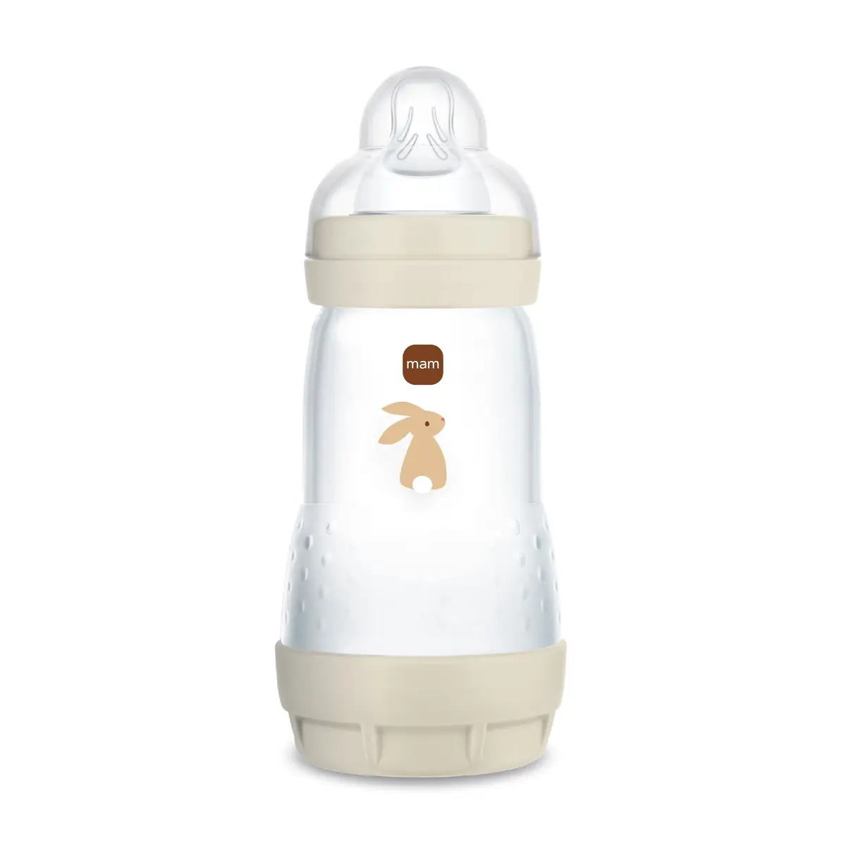 MAM Easy Start Anti-Colic Tåteflaske, Beige, 260 ml