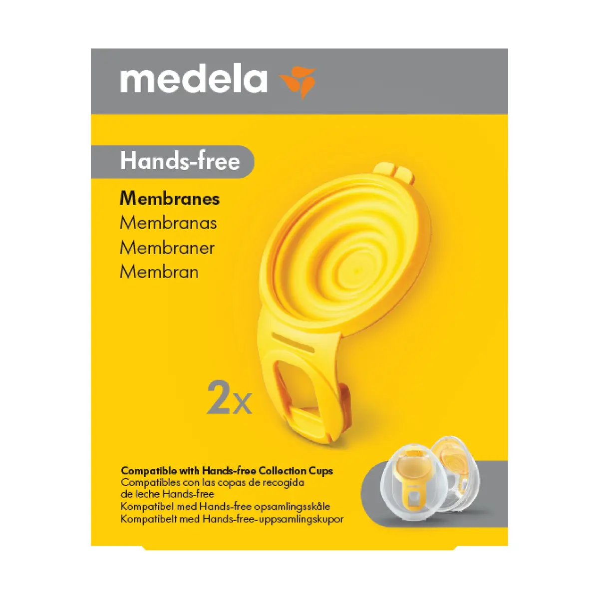 Medela Hands-free Membran, 2 stk.