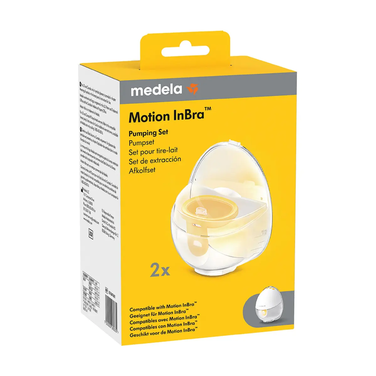 Medela Motion InBra Dobbelt Pumpesett, 24 mm, 1 sett