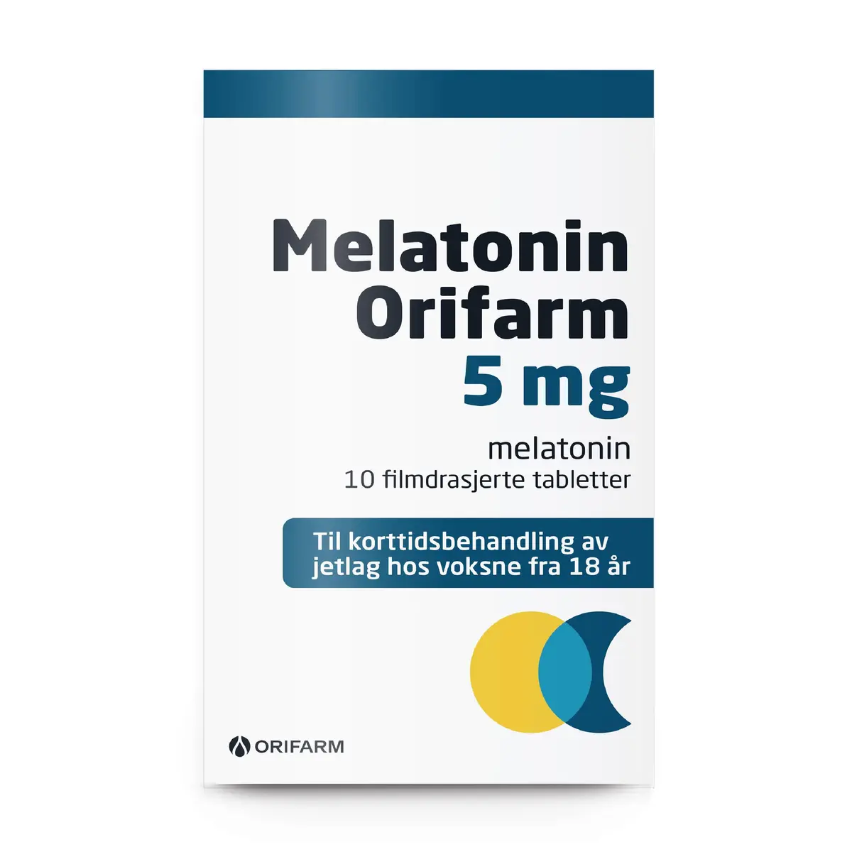 Melatonin Orifarm 5 mg tabletter, 10 stk.