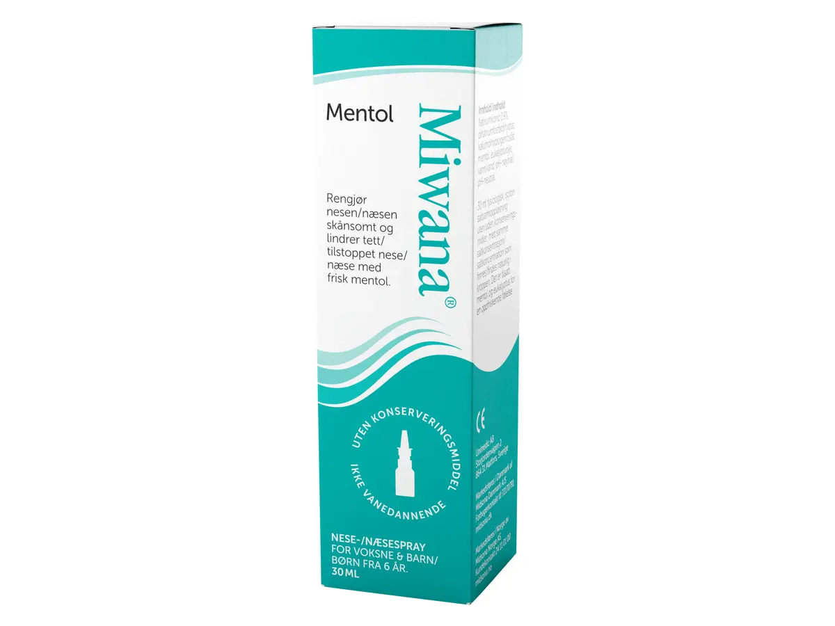 Miwana Mentol Nesespray, 30 ml