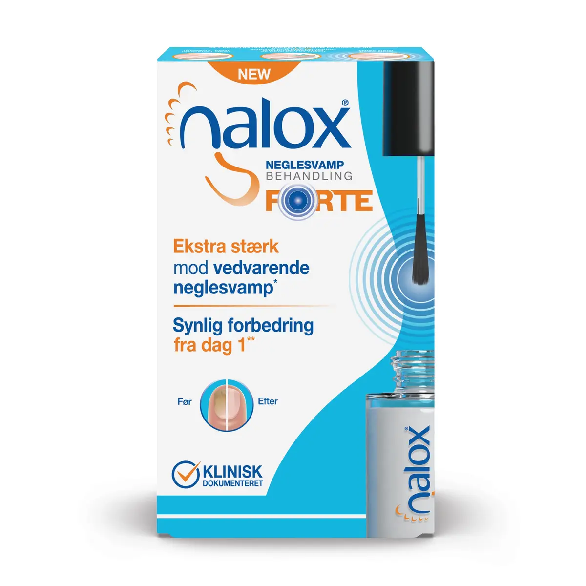 Nalox Forte mot vanskelig neglesopp, 30 ml