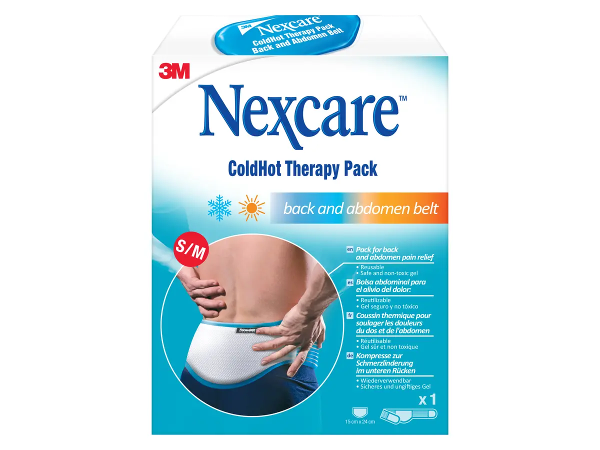 Nexcare ColdHot rygg- og magebelte, Small/Medium, 1 stk.