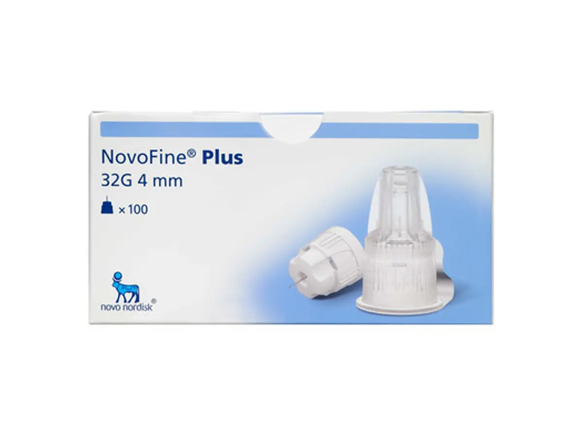 Novofine Plus kanyle 32G 4 mm, 100 stk.
