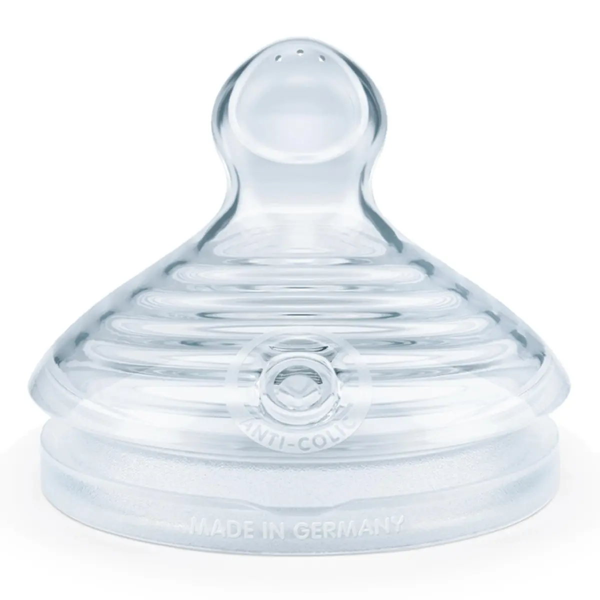 NUK For Nature Teat Silicone Flaskesmokk Brystmelk/morsmelkerstatning, Small, 2 stk.