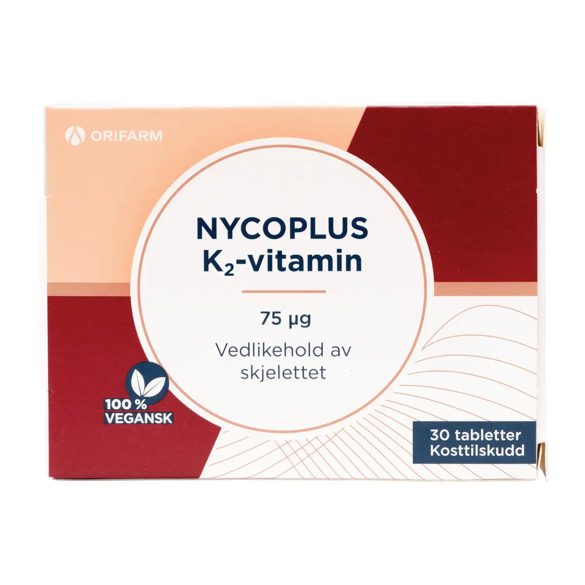Nycoplus K2-vitamin 75 µg, 30 stk.