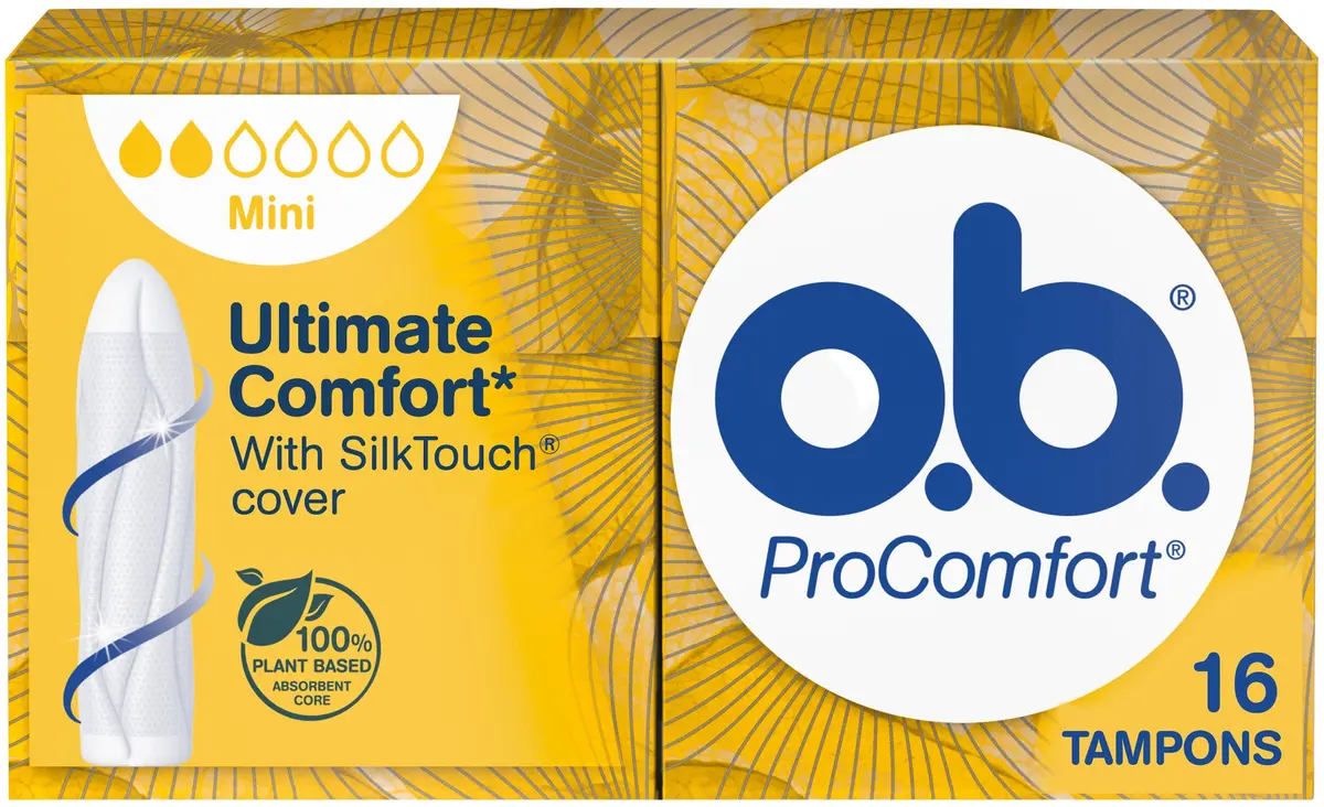o.b. ProComfort Mini tamponger, 16 stk.