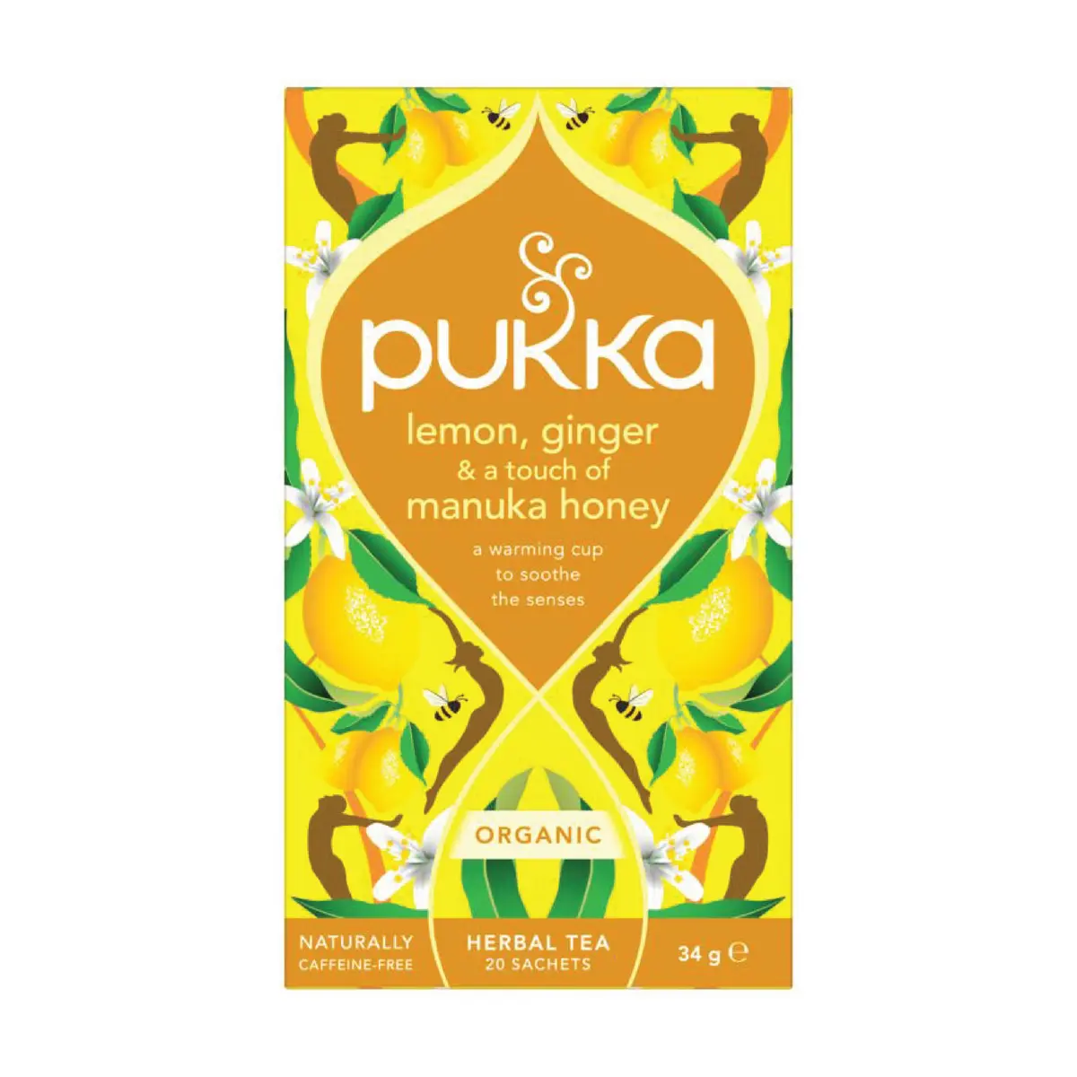 Pukka Te, Lemon, Ginger & A Touch Of Manuka Honey, 20 stk.