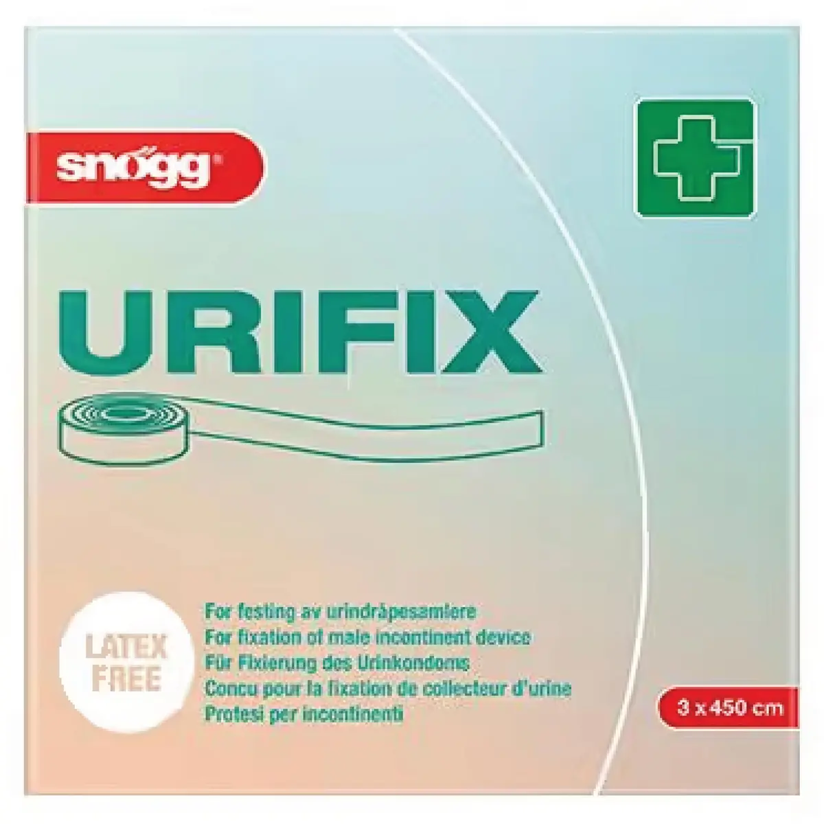 Snøgg Urifix selvheftende, 3 cm x 4.5 m, 1 stk.