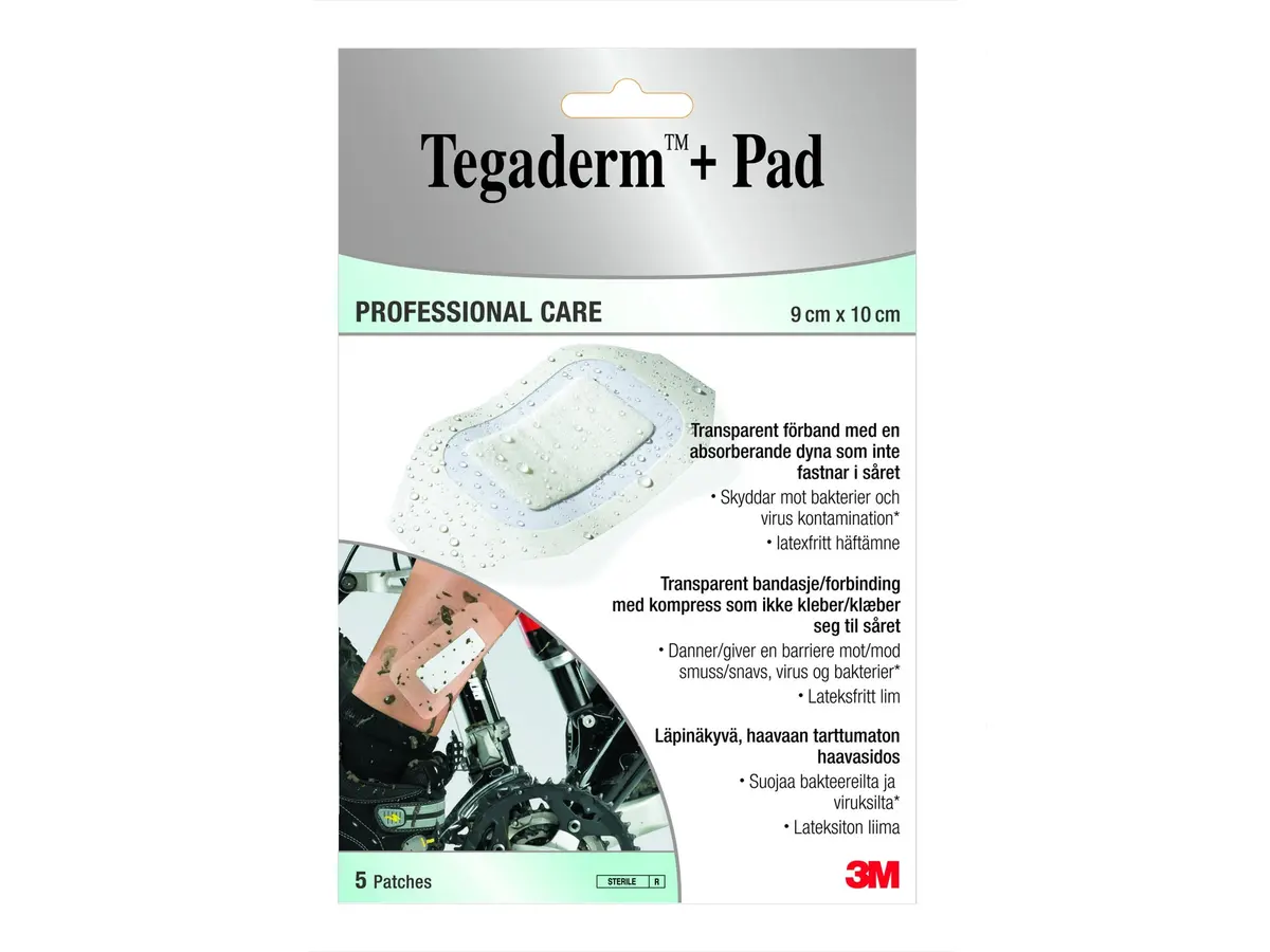 Tegaderm Vanntett kompress 9 x 10 cm, 5 stk.