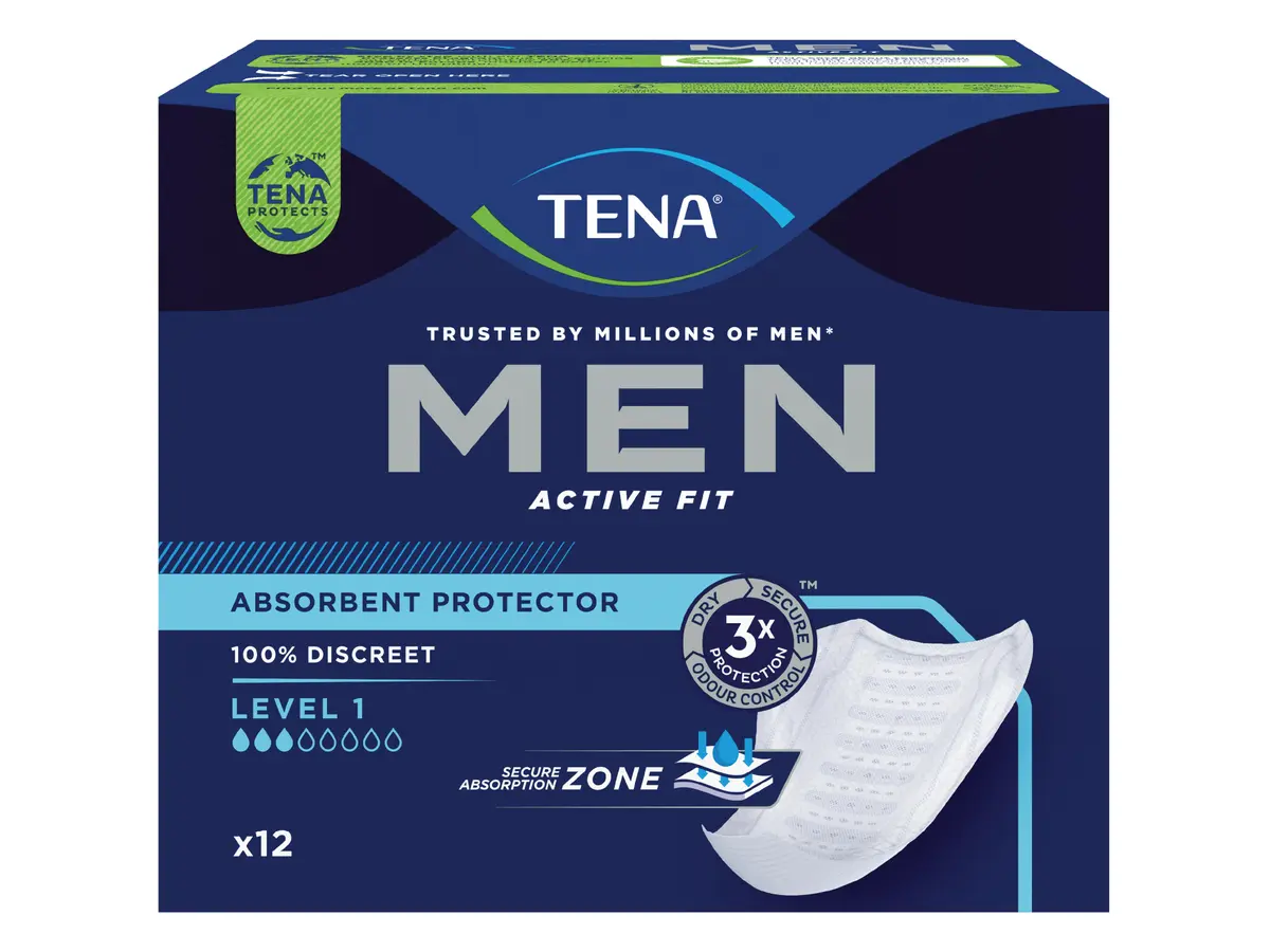 Tena MEN Level 1, 12 stk.