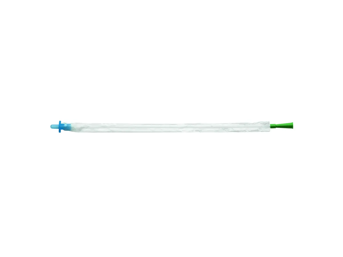 Vapro Plus F-Style berøringsfritt intermitterende kateter med integrert pose, 30 stk.