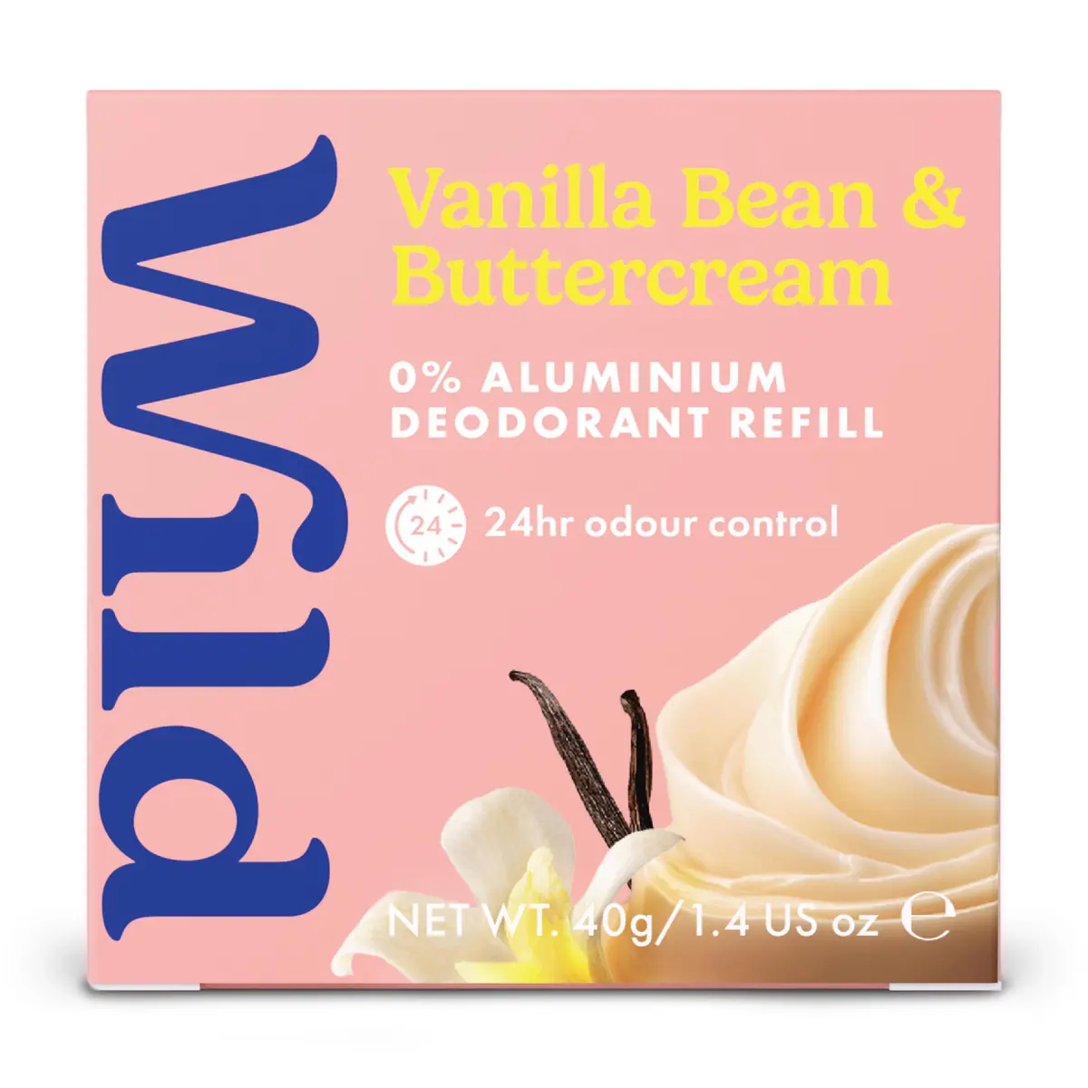 Wild Deo Stick Vanilla Bean Buttercream Refill, 40 g