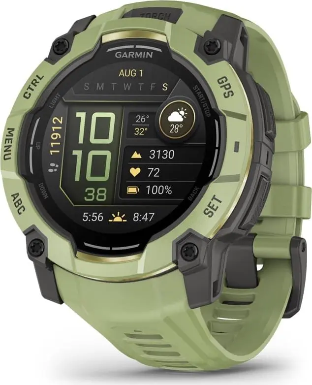 Garmin Instinct 3, Amoled 50mm Fern Green Gray