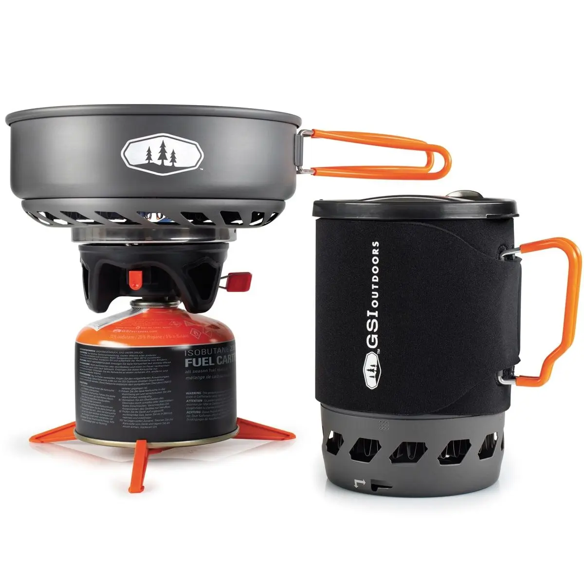 GSI Outdoors Selkirk Rapid Boiler + Frypan Grå